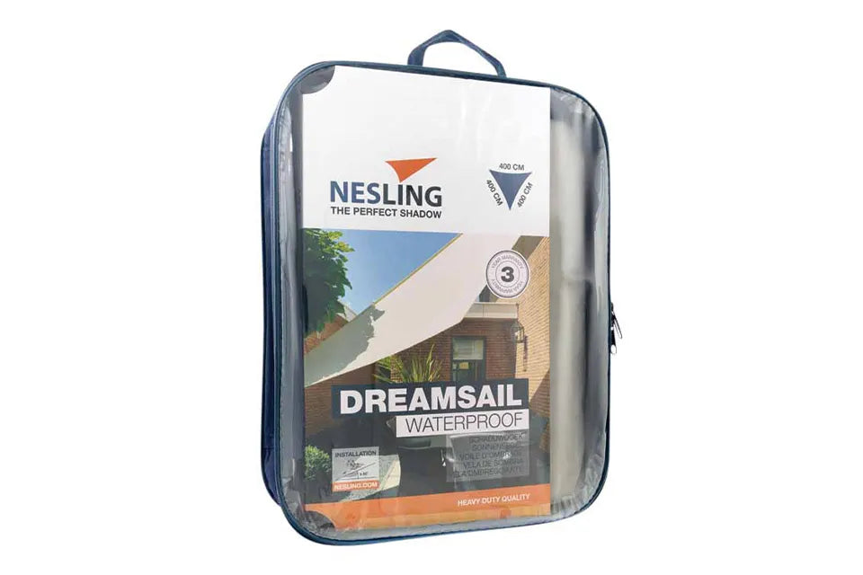 Platinum Sun & Shade | Dreamsail Waterproof Schaduwdoek Driehoek 500 x 500 x 500 cm | Grijs