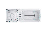 Dynamic Swimspa | Sterling White with DARK GREY