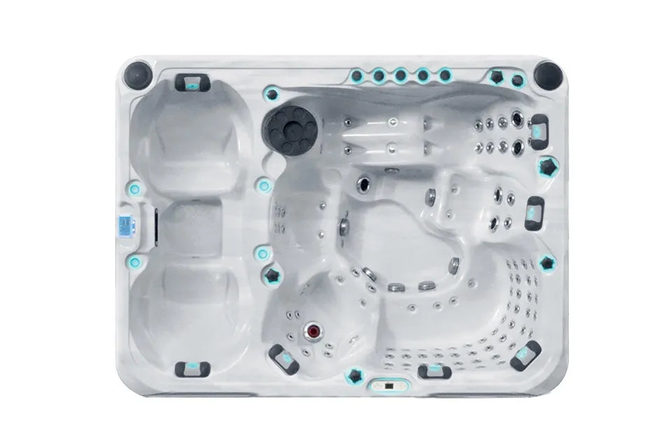 Passion Ice Baths | Elevate Ice Bath | Sterling White with Grey