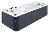 Energy Swimspa | Sterling White with DARK GREY