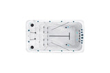 Fitness 1 Swimspa | Sterling White with DARK GREY