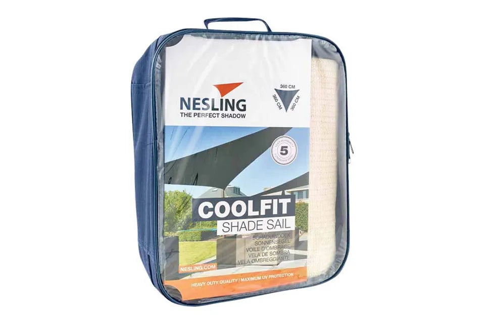 Platinum Sun & Shade | Coolfit Schaduwdoek Driehoek 500 x 500 x 500 cm | Off White