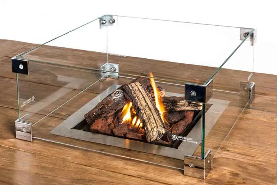 Happy Cocooning | Glazen Ombouw | Inbouwbrander Vierkant