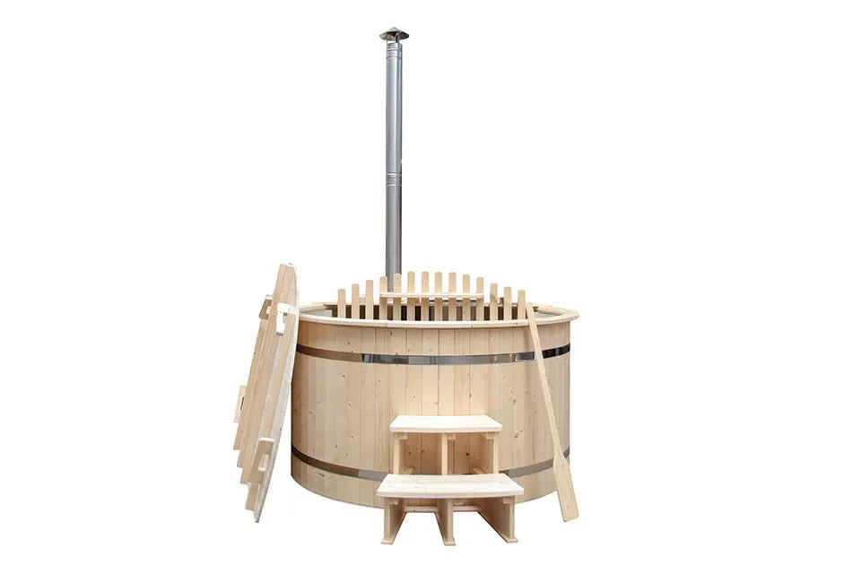 Fonteyn | Houten Hottub Ø180 cm met Polypropyleen Binnenzijde