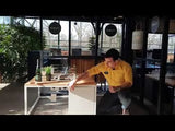 Cosi | Cosiloft 100 | White Frame | Teak Top