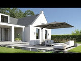 Platinum Sun & Shade | Challenger T¹ Zweefparasol Telescoop Premium 350 x 350 cm | Havana