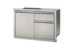 Napoleon | Inbouw Module | Deur + Afvalkast Combinatie Smal | 91x60cm