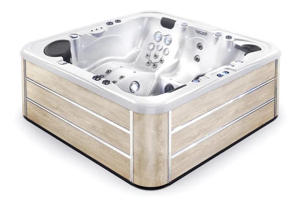 Tropic Spas | Key Largo Spa | Sterling White with Grey