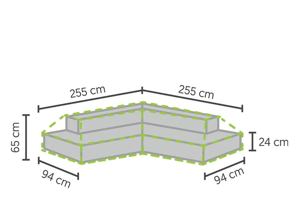 Winza | Loungesethoes Premium L 255 x 255 x 65 cm