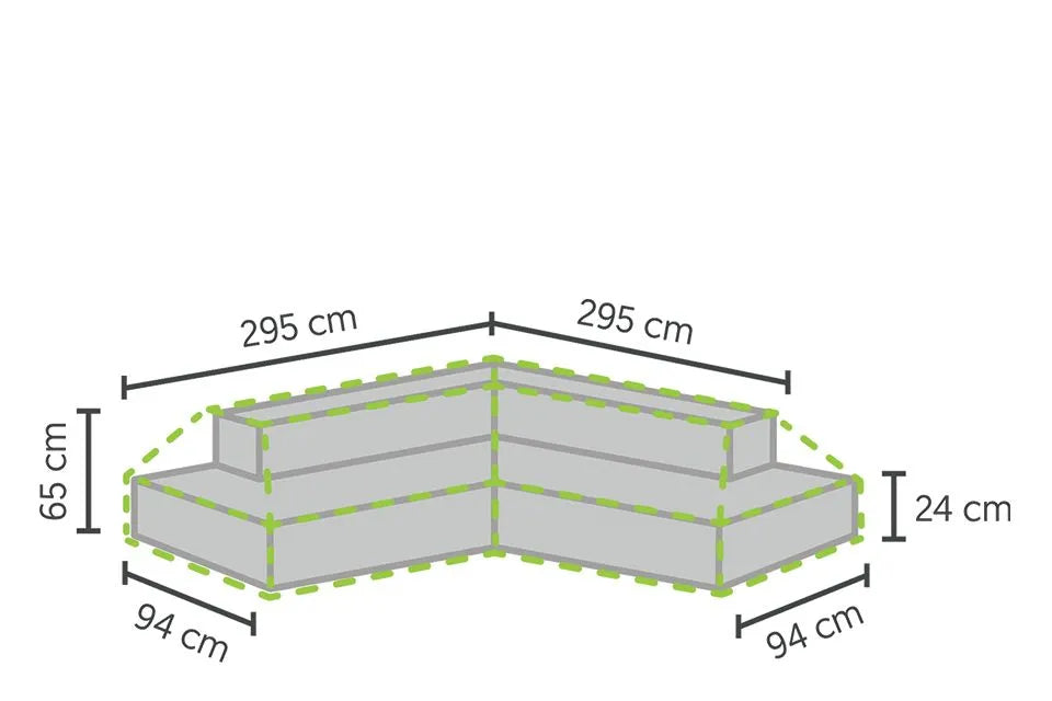 Winza | Loungesethoes Premium 295/255 x 295/255 x 94 x 65 cm Plateau