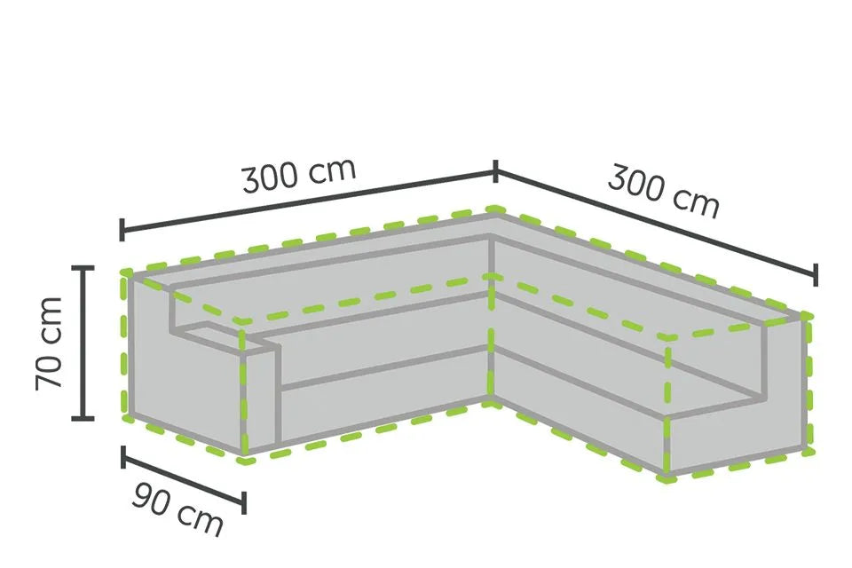 Winza | Loungesethoes Premium 300/90 x 300/90 x 70 cm