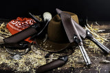Leather Forged | Lederen Hoes Universeel mes