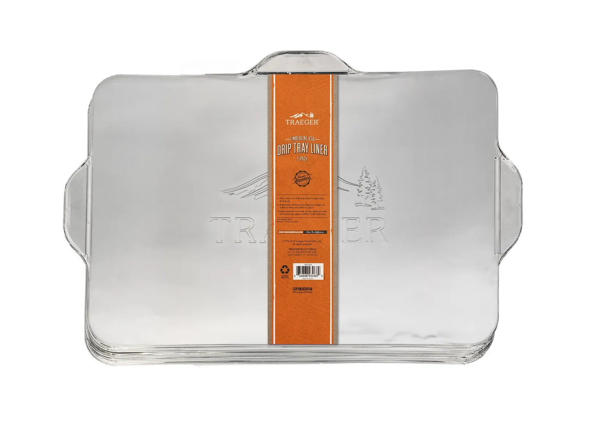 Traeger | Drip Tray Liners | Timberline 850 | 5 Pack | BAC522