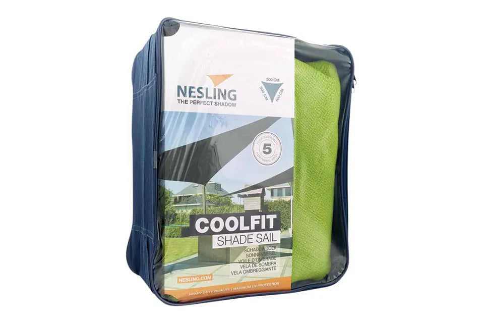 Platinum Sun & Shade | Coolfit Schaduwdoek Driehoek 90° 400 x 400 x 570 cm | Olive