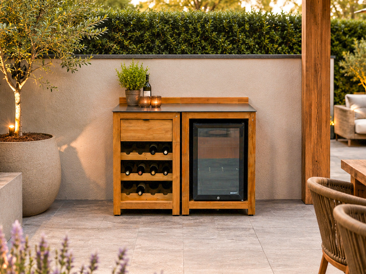 Passion Grills | Milano Buitenkeuken Opstelling 01 | Belgium Dark Grey