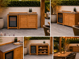 Passion Grills | Milano Buitenkeuken Opstelling 02 | Belgium Dark Grey