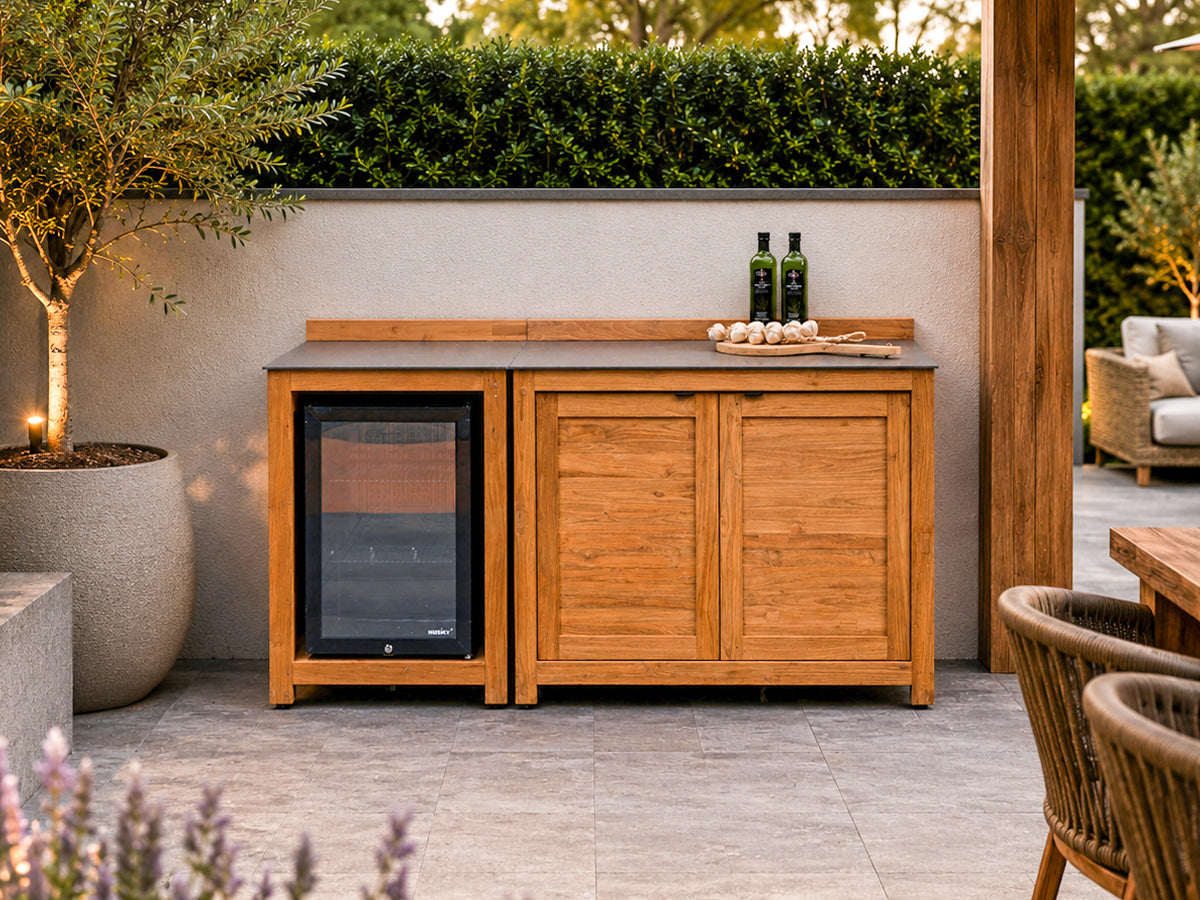 Passion Grills | Milano Buitenkeuken Opstelling 02 | Belgium Dark Grey