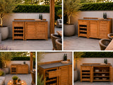 Passion Grills | Milano Buitenkeuken Opstelling 03 | Belgium Dark Grey