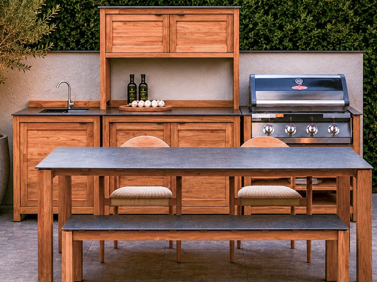 Passion Grills | Milano Buitenkeuken Opstelling 11 | Belgium Dark Grey