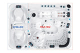 Passion Ice Baths | Elevate Ice Bath | Sterling White with Grey