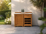 Passion Grills | Milano Buitenkeuken Opstelling 01 | Albastro Cream