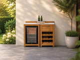 Passion Grills | Milano Buitenkeuken Opstelling 03 | Albastro Cream