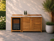 Milano Buitenkeuken Opstelling 06, Albastro Cream - Passion Grills
