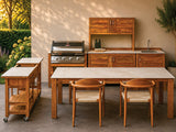 Passion Grills | Milano Buitenkeuken Opstelling 17 | Albastro Cream