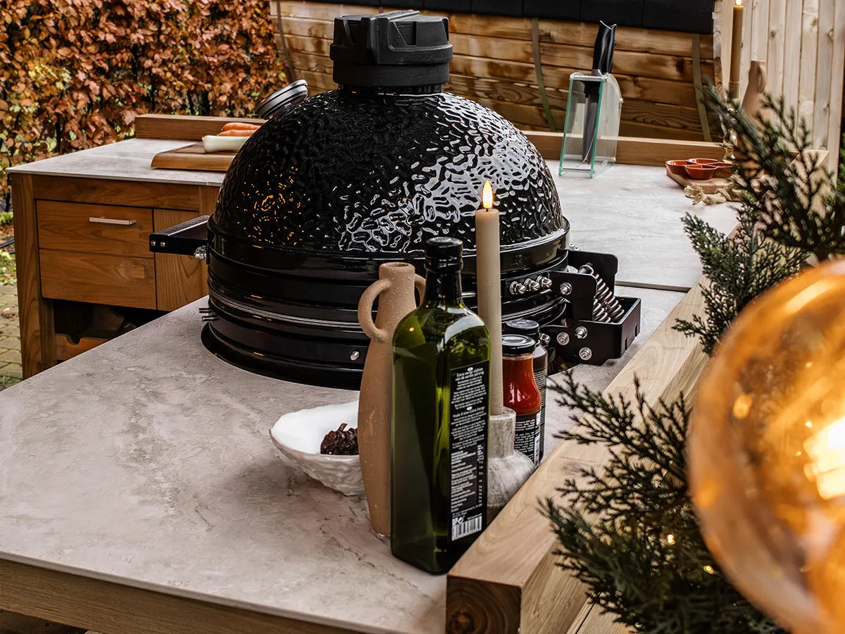 Passion Grills | Milano Buitenkeuken Opstelling 21 | Albastro Cream