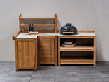 Passion Grills | Milano Buitenkeuken Opstelling 21 | Albastro Cream