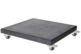 Platinum Sun & Shade | Modena Parasolvoet XL Graniet met Wielen | 120 kg