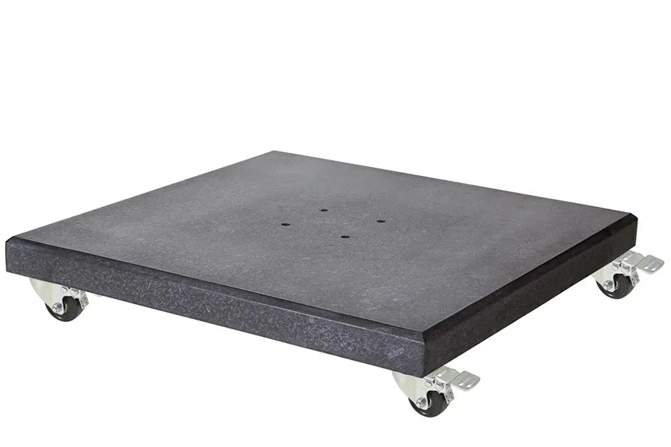 Platinum Sun & Shade | Modena Parasolvoet XL Graniet met Wielen | 90 kg