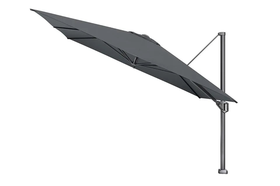 Platinum Sun & Shade | Challenger T¹ Zweefparasol Premium 350 x 350 cm | Faded Black