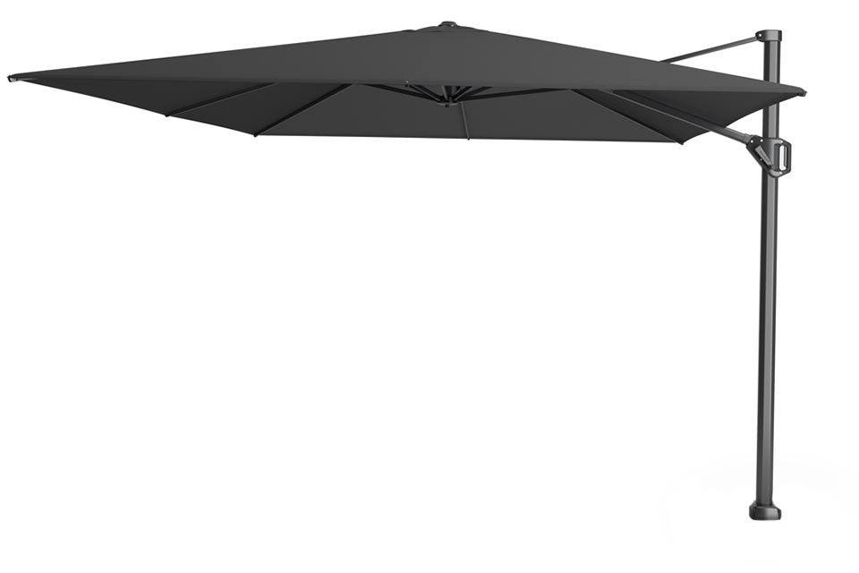 Platinum Sun & Shade | Challenger T¹ Zweefparasol Premium 400 x 300 cm | Faded Black