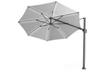 Platinum Sun & Shade | Challenger T² Zweefparasol Glow Ø350 cm | Lichtgrijs