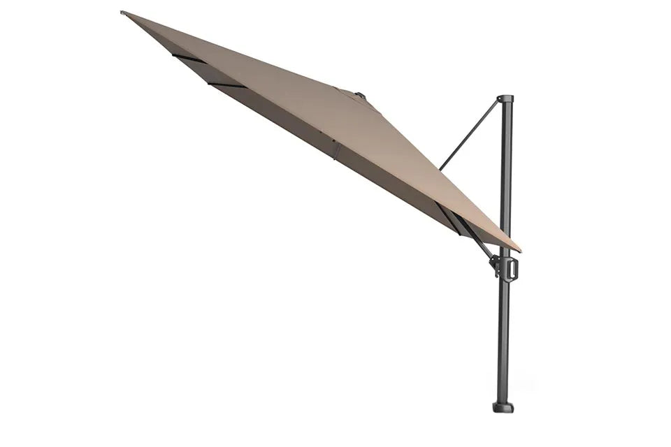 Platinum Sun & Shade | Challenger T¹ Zweefparasol Premium 300 x 300 cm | Havana
