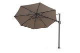 Platinum Sun & Shade | Challenger T² Zweefparasol Premium Ø350 cm | Havana
