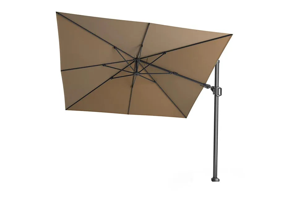 Platinum Sun & Shade | Challenger T² Zweefparasol 300 x 300 cm | Taupe