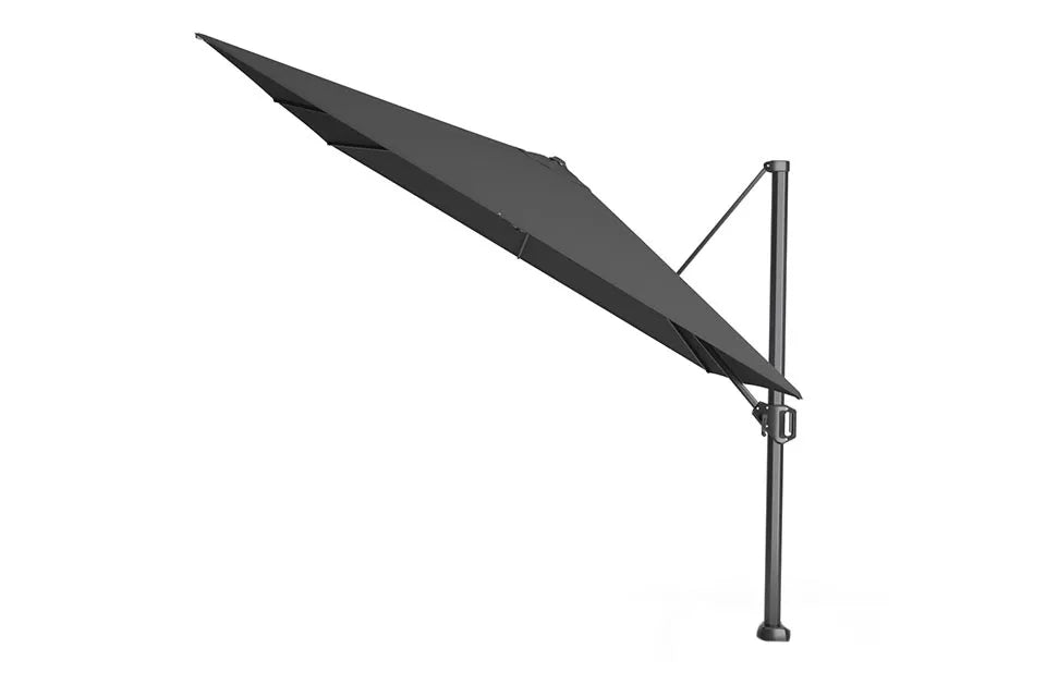 Platinum Sun & Shade | Challenger T¹ Zweefparasol Premium 300 x 300 cm | Faded Black