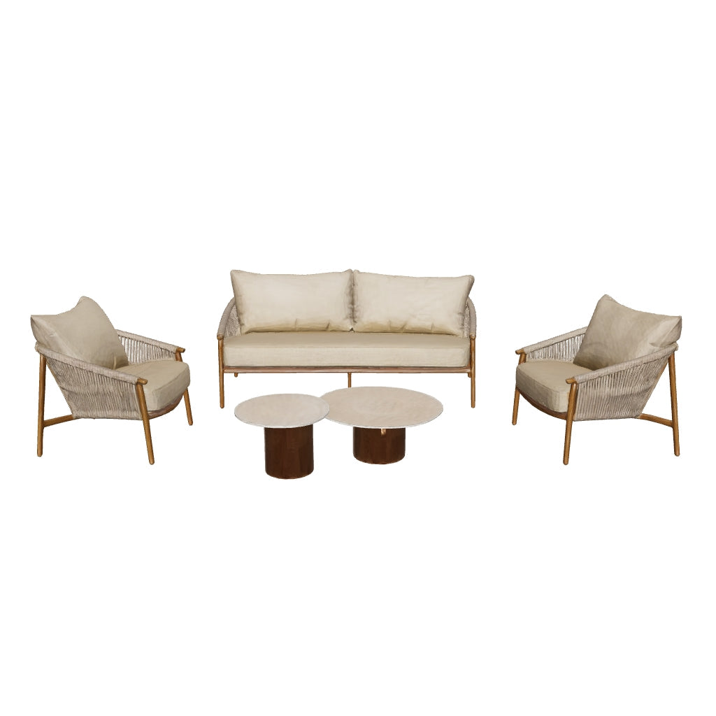 4 Seasons Outdoor | Milos Loungeset met Koffietafels