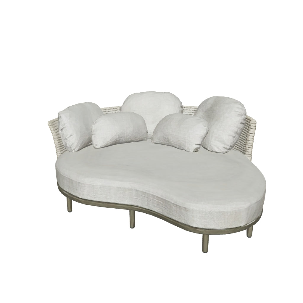 Apple Bee Chill Out Dagbed 2-persoons Taupe, foto 2 van 6