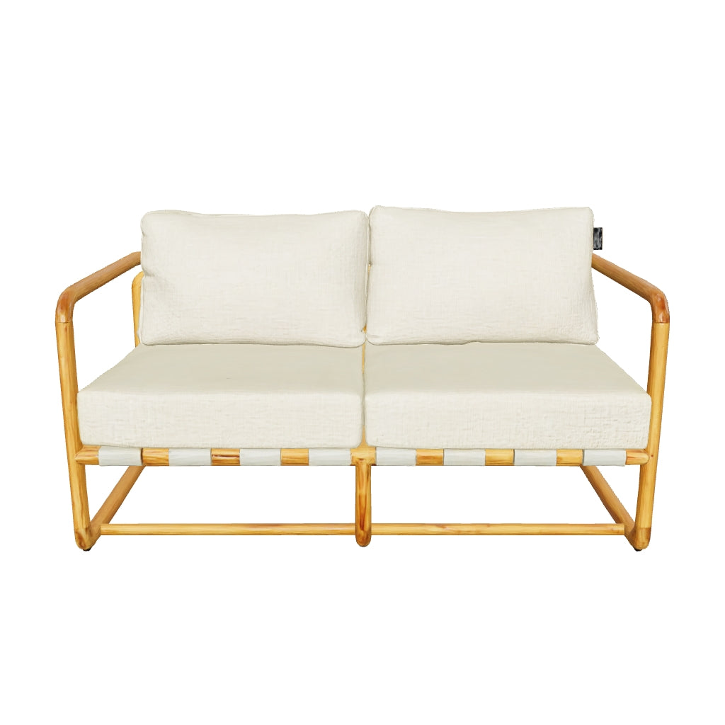 Apple Bee Dolce Loungebank 2-zits Cotton Flower, foto 2 van 3