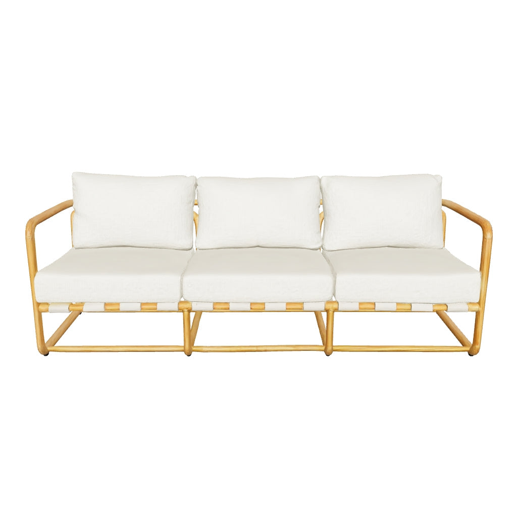 Apple Bee Dolce Loungebank 3-zits Cotton Flower, foto 2 van 3