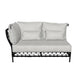 Apple Bee Pure Loungebank 2-zits Rechts Black Grey, foto 2 van 4