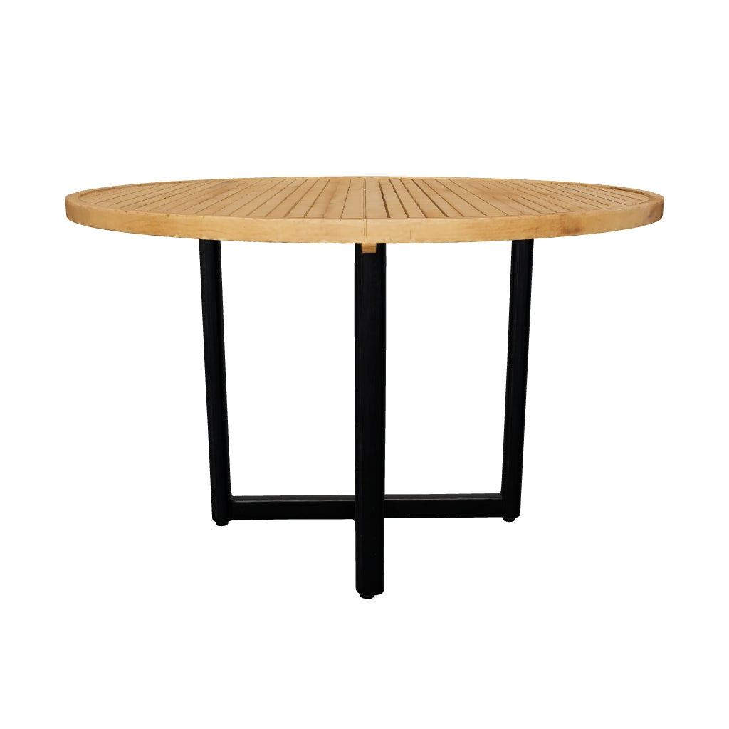 Apple Bee Jakarta Tuintafel Ø 120 x 76 cm Black, foto 2 van 3