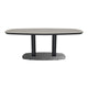 Apple Bee | Melville Tuintafel Tonvorm 220 x 110 cm | Black-Light Grey