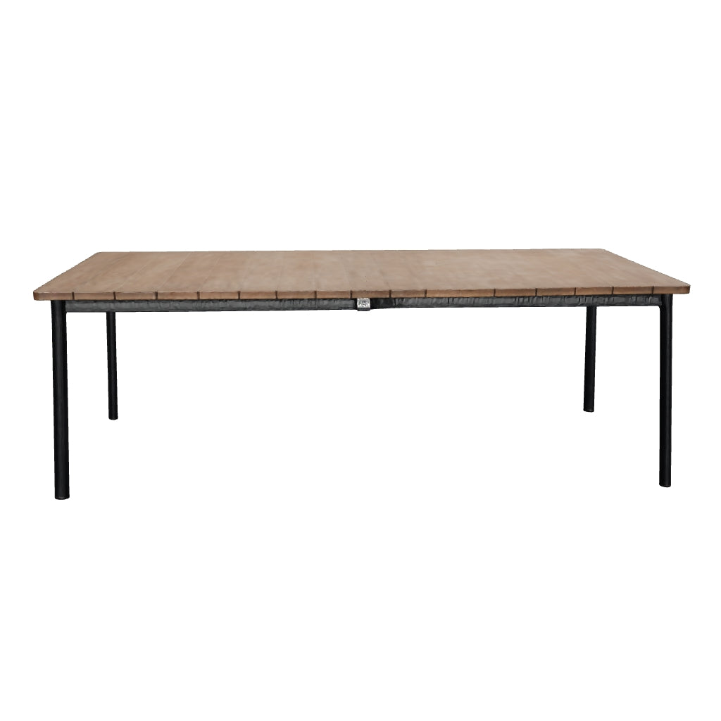 Apple Bee | Milou Tuintafel 240 x 100 cm | Teak-Black (Nieuw)