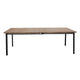 Apple Bee | Milou Tuintafel 240 x 100 cm | Teak-Black (Nieuw)