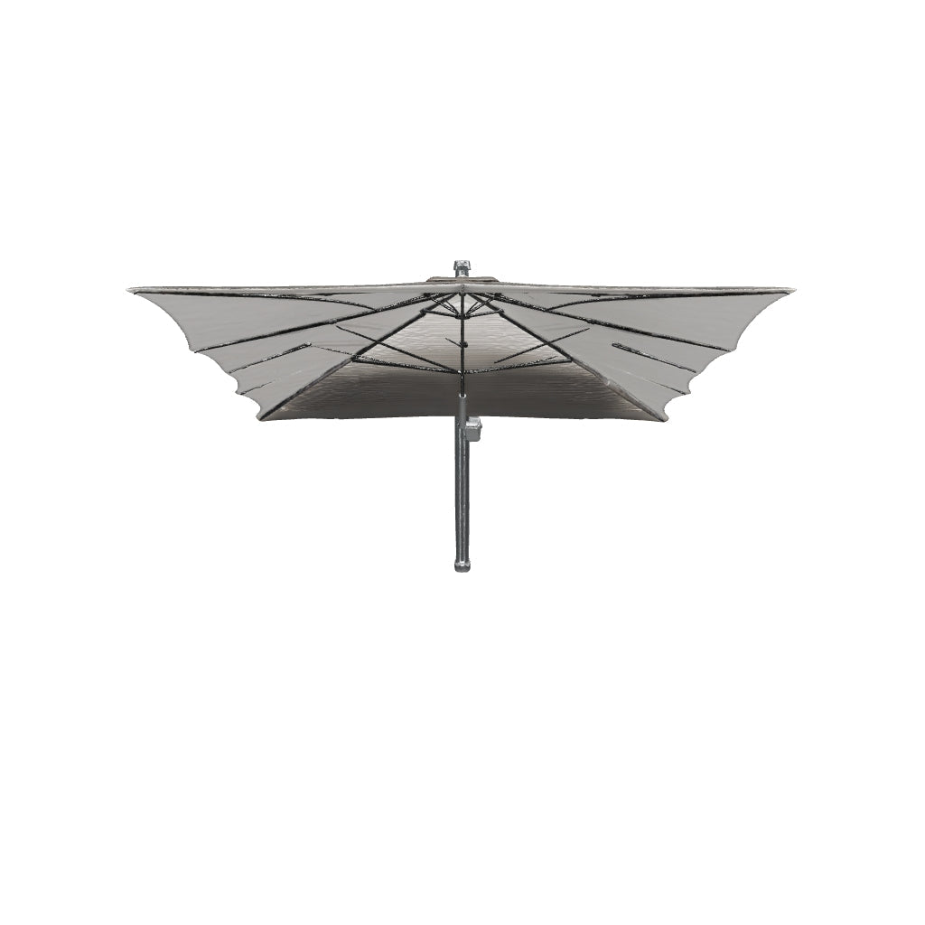 Platinum Sun & Shade Challenger T¹ Zweefparasol Premium 350 x 350 cm Havanna, foto 2 van 9