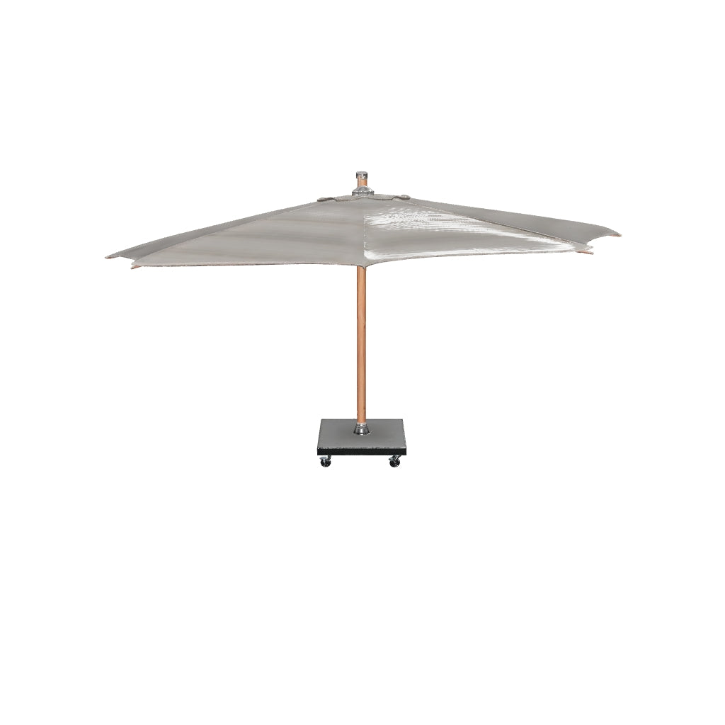 4 Seasons Outdoor Siesta Premium Parasol Ø350 cm Zand-Houtlook, foto 2 van 2